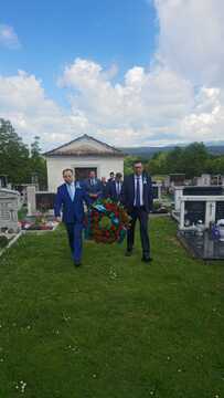 Obisk kazahstanskega veleposlanika v občini Sežana; Vir: Občina Sežana